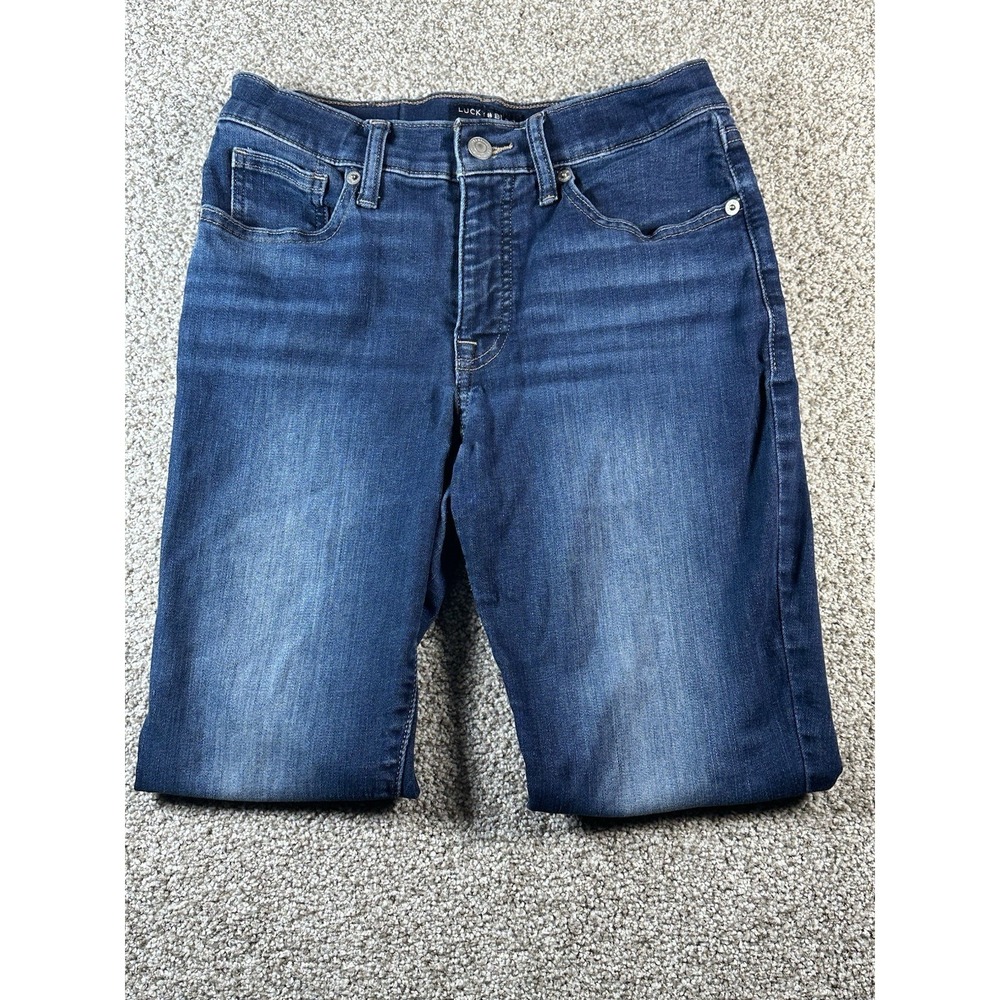Lucky Brand Ava Skinny Ankle Jeans‎ Womens Size 6/28 Blue Mid-Rise